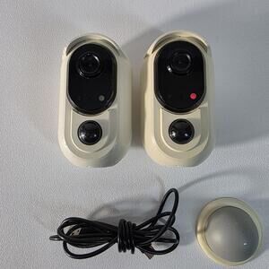 WoHome Smart Portable Wireless Wi-Fi Rechargeable 1080p Security Door Camera 2pc